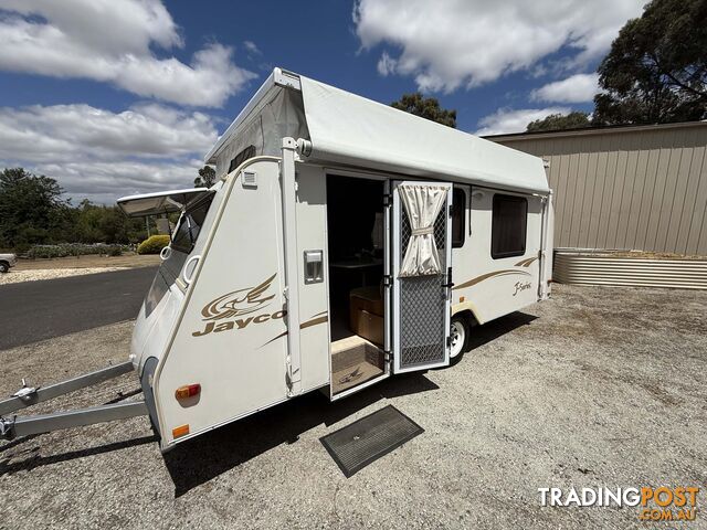 JAYCO J-SERIES POPTOP - 2008 - ISLAND DOUBLE - AIR CON - ROLLOUT