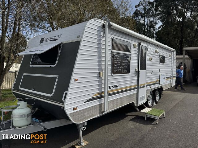 PARAMOUNT UTILITY CARAVAN -  2009 - FULL ENSUITE - LOTS OF EXTRAS - OUR OWN VAN