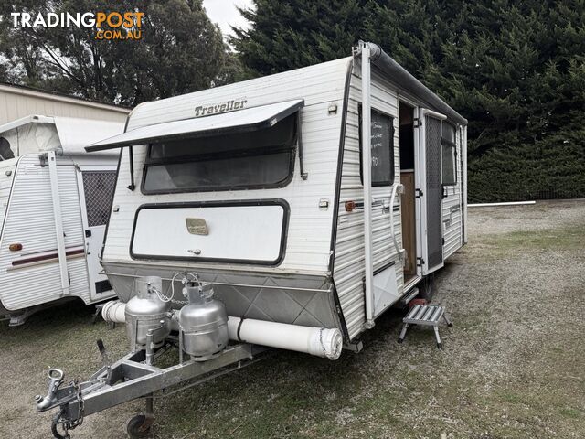 TRAVELLER CARAVAN - 1993 - ISL DOUBLE - AIR CONDITIONER - REFURBISHED - ROLLOUT AWNING - photo 3 of 13