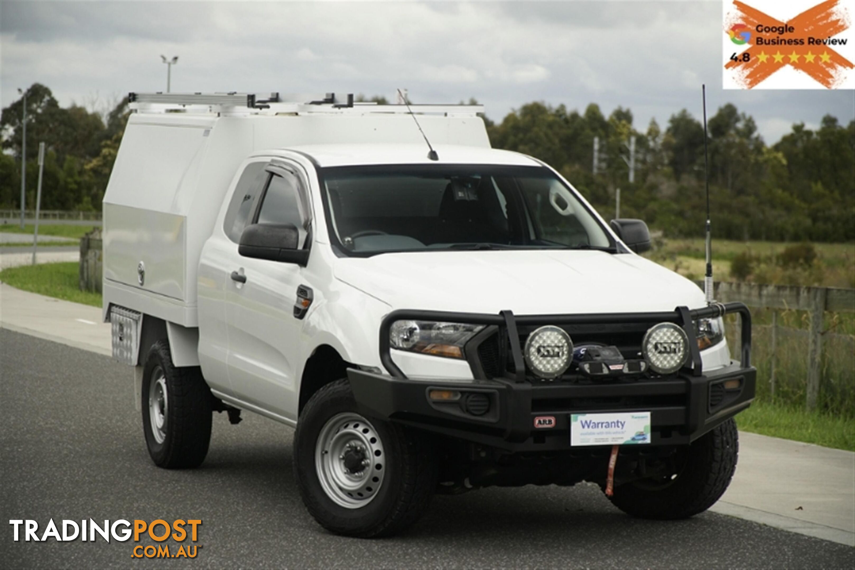 2016 FORD RANGER XL EXTENDED CAB PX MKII CAB CHASSIS