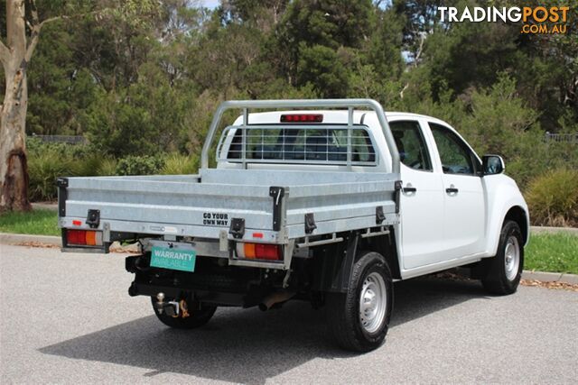 2016 ISUZU D-MAX SX DUAL CAB MY15.5 CAB CHASSIS