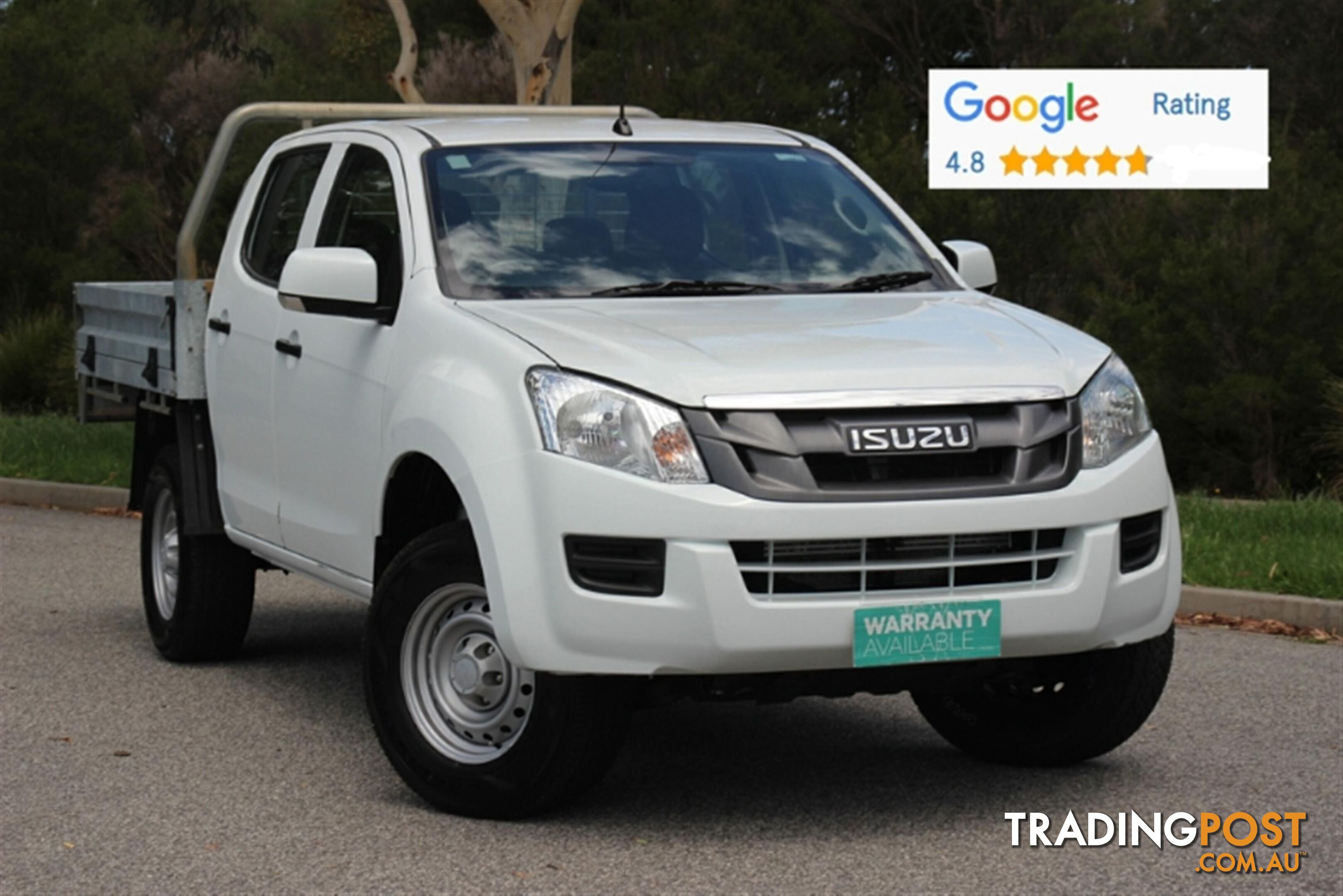 2016 ISUZU D-MAX SX DUAL CAB MY15.5 CAB CHASSIS