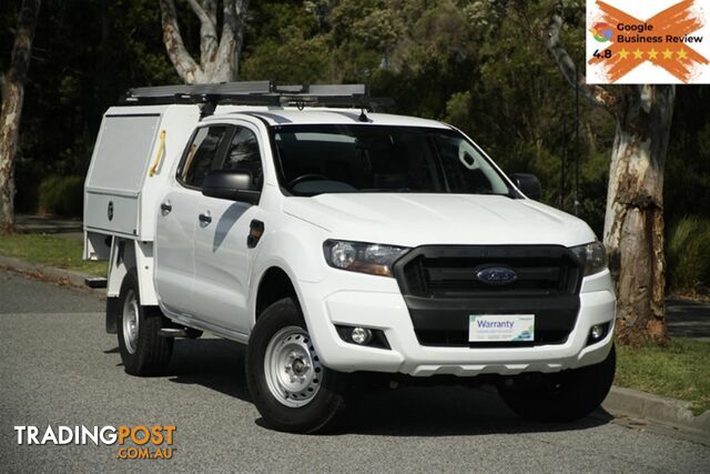 2017 FORD RANGER XL DUAL CAB PX MKII CAB CHASSIS