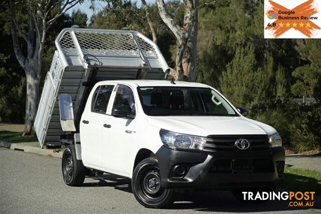 2018 TOYOTA HILUX WORKMATE DUAL CAB TGN121R UTILITY