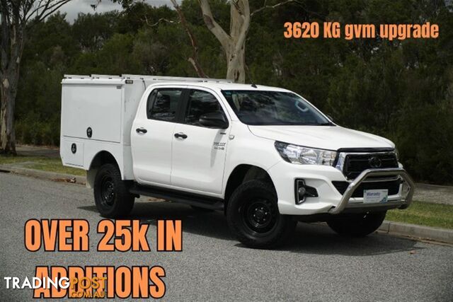 2019 TOYOTA HILUX SR DUAL CAB GUN126R CAB CHASSIS