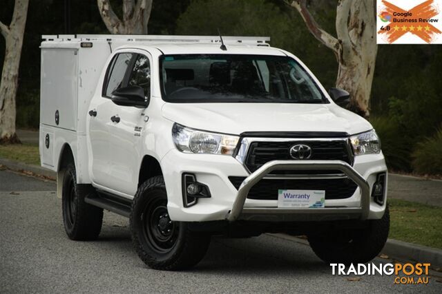 2019 TOYOTA HILUX SR DUAL CAB GUN126R CAB CHASSIS