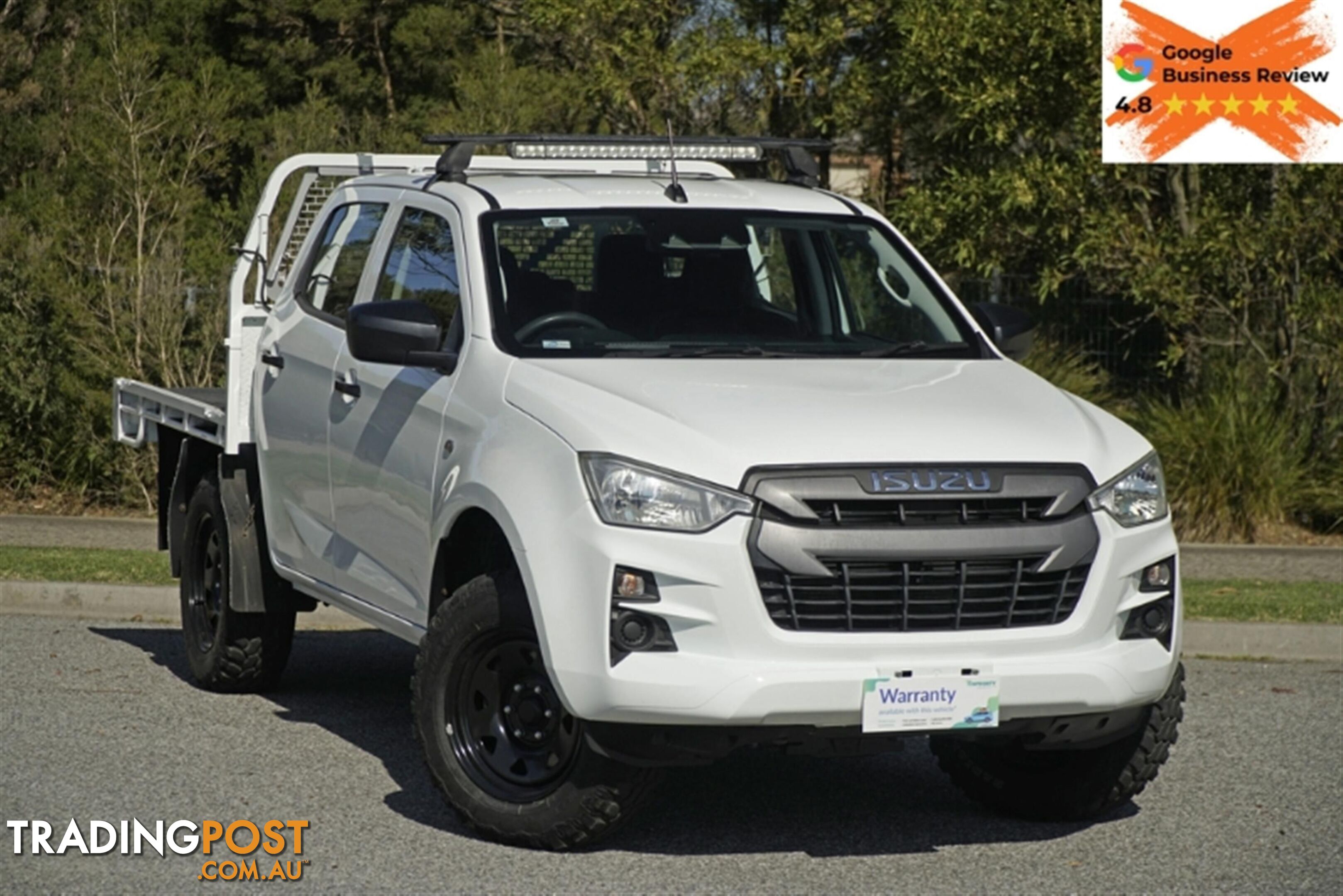 2020 ISUZU D-MAX SX DUAL CAB RG MY21 CAB CHASSIS