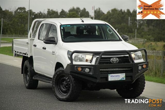 2019 TOYOTA HILUX SR DUAL CAB GUN126R CAB CHASSIS