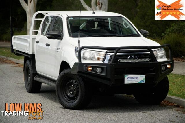 2019 TOYOTA HILUX SR DUAL CAB GUN126R CAB CHASSIS