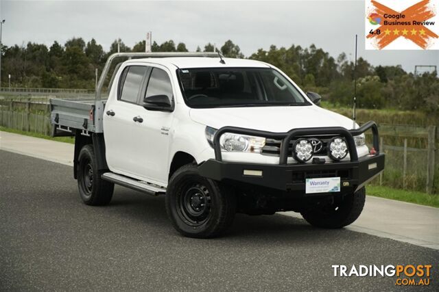 2017 TOYOTA HILUX SR DUAL CAB GUN126R CAB CHASSIS