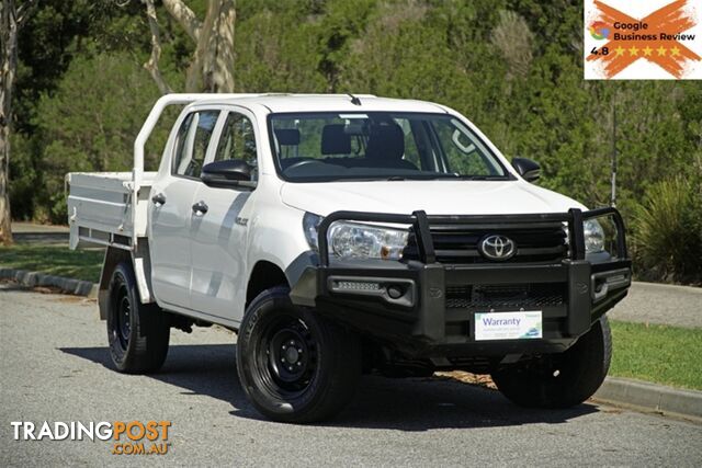 2020 TOYOTA HILUX WORKMATE DUAL CAB GUN125R CAB CHASSIS