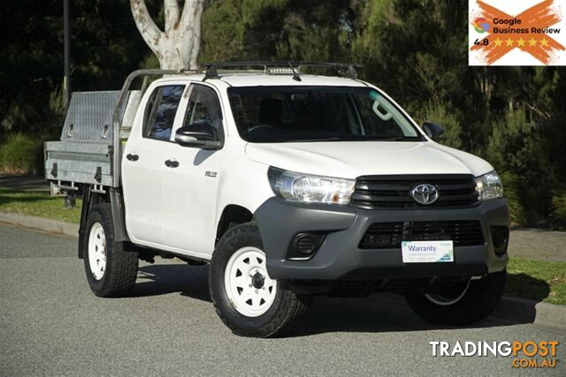 2016 TOYOTA HILUX WORKMATE DUAL CAB GUN125R UTILITY