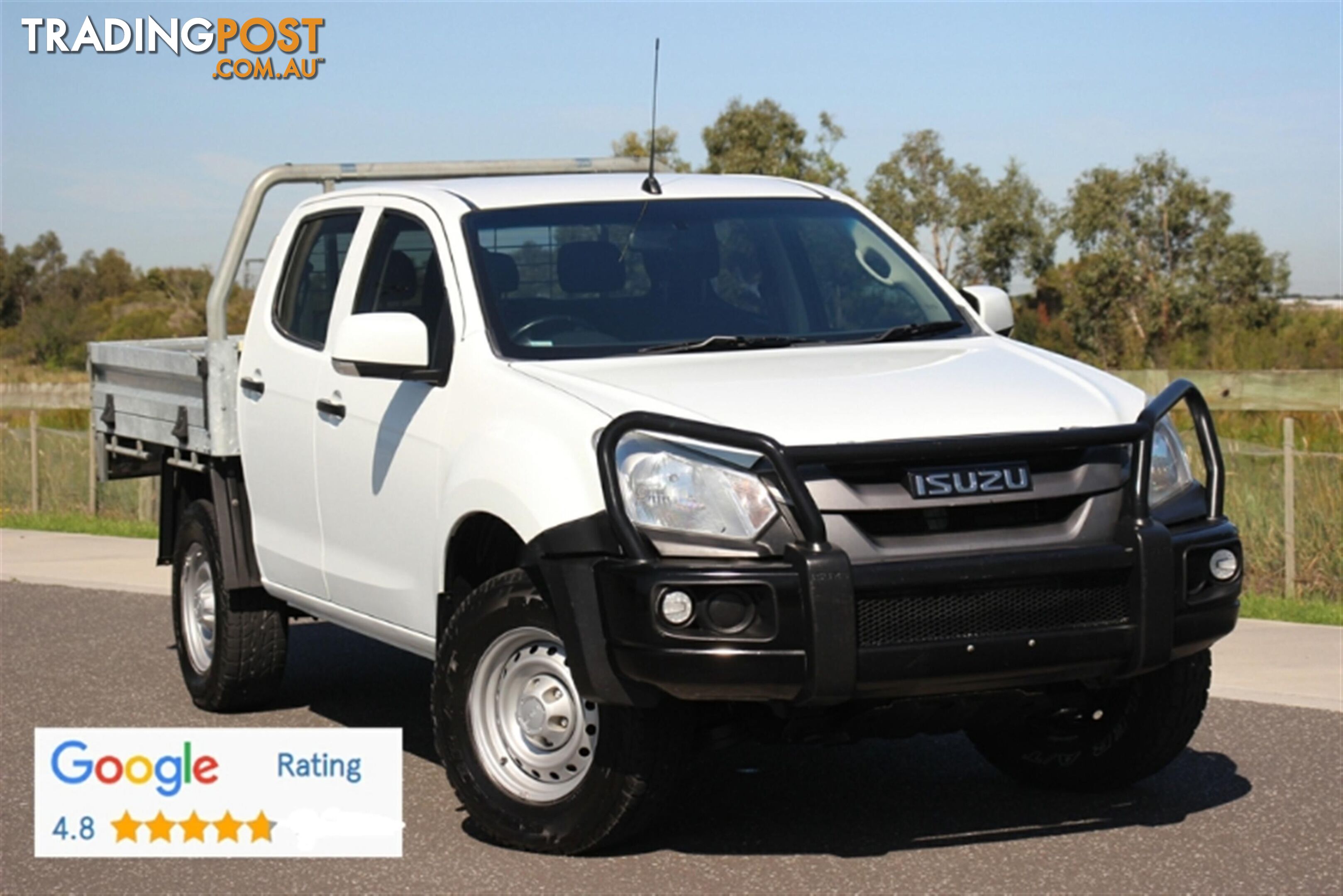 2019 ISUZU D-MAX SX DUAL CAB MY19 CAB CHASSIS