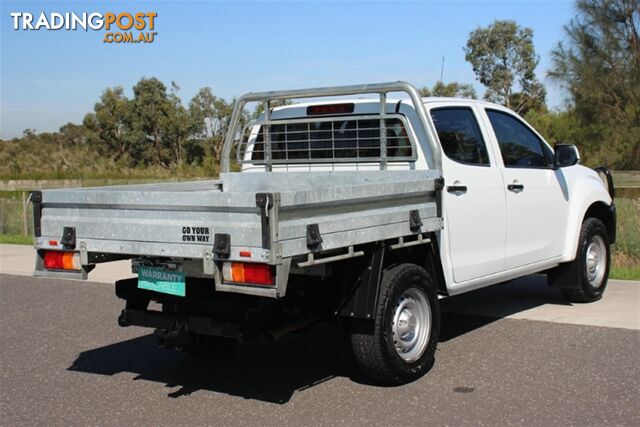 2019 ISUZU D-MAX SX DUAL CAB MY19 CAB CHASSIS