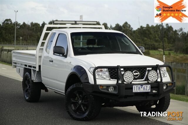 2011 NISSAN NAVARA RX EXTENDED CAB D40 MY11 CAB CHASSIS