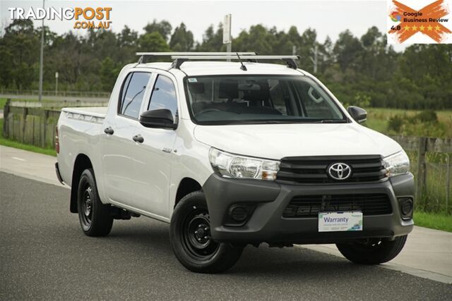 2017 TOYOTA HILUX WORKMATE DUAL CAB TGN121R UTILITY