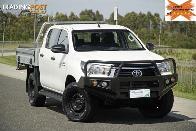 2019 TOYOTA HILUX SR DUAL CAB GUN126R CAB CHASSIS