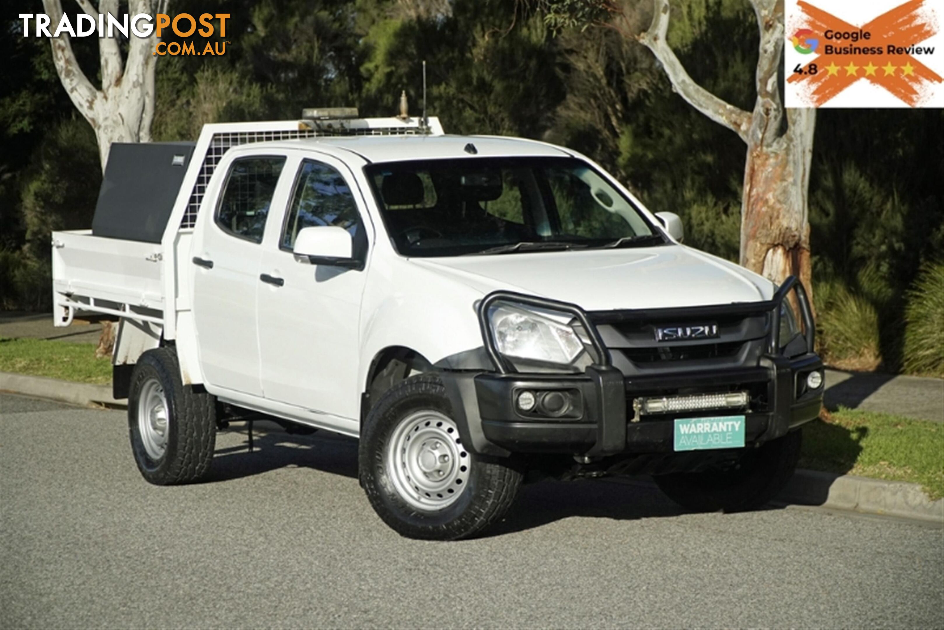 2018 ISUZU D-MAX SX DUAL CAB MY17 CAB CHASSIS