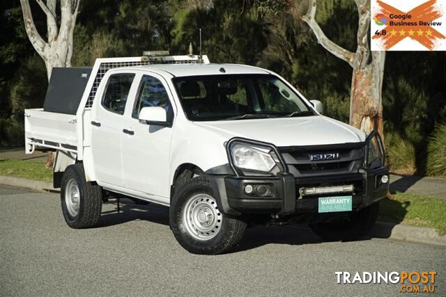 2018 ISUZU D-MAX SX DUAL CAB MY17 CAB CHASSIS