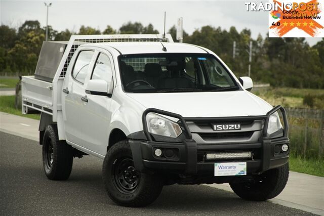 2018 ISUZU D-MAX SX DUAL CAB MY17 CAB CHASSIS