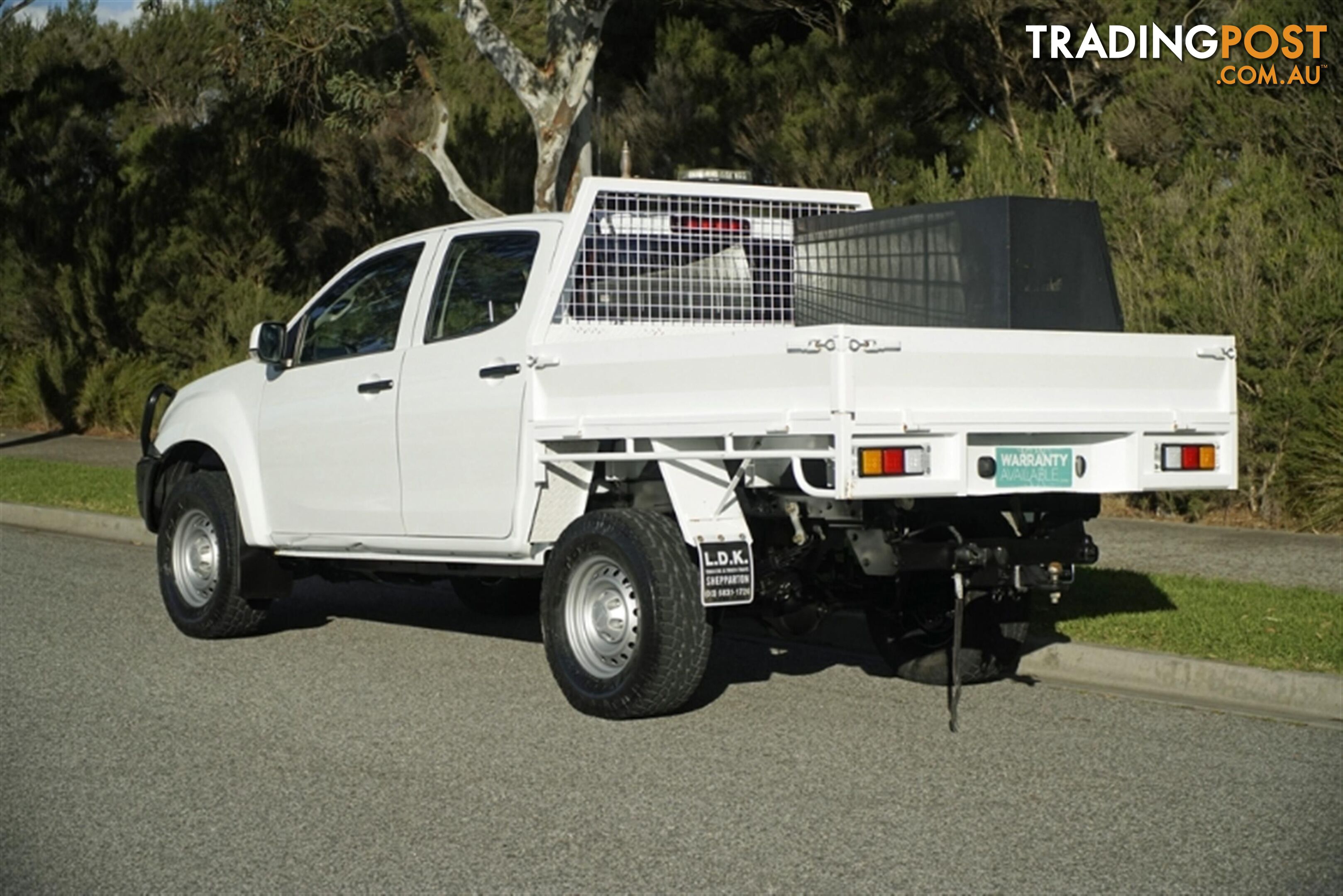 2018 ISUZU D-MAX SX DUAL CAB MY17 CAB CHASSIS