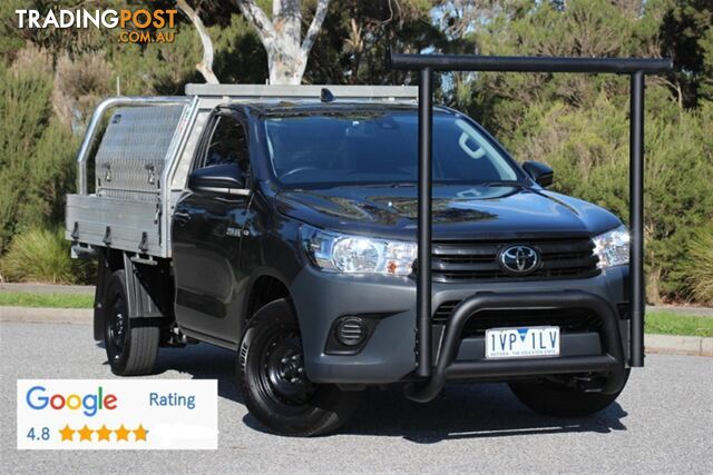 2022 TOYOTA HILUX WORKMATE SINGLE CAB TGN121R CAB CHASSIS