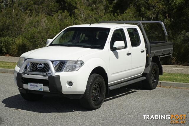 2012 NISSAN NAVARA ST DUAL CAB D40 S6 MY12 UTILITY