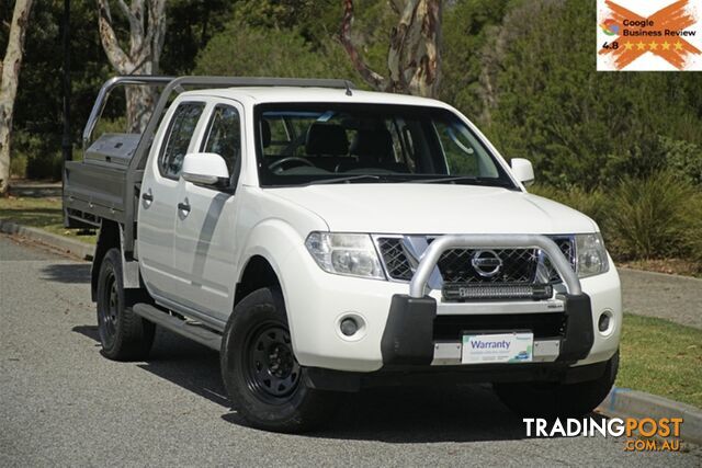 2012 NISSAN NAVARA ST DUAL CAB D40 S6 MY12 UTILITY