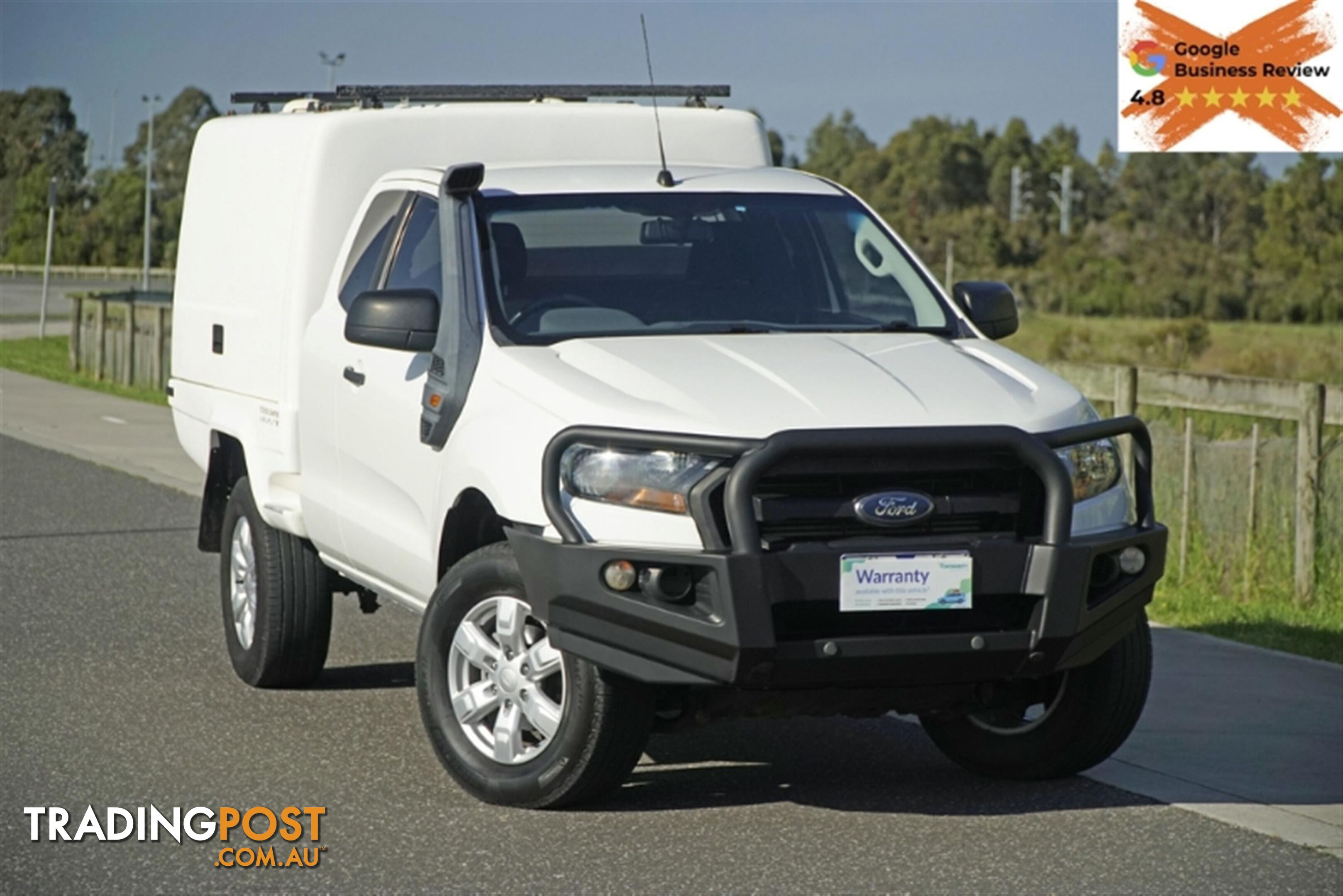 2016 FORD RANGER XL EXTENDED CAB PX MKII CAB CHASSIS