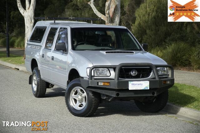 2002 HOLDEN RODEO LX DUAL CAB TF MY02 UTILITY