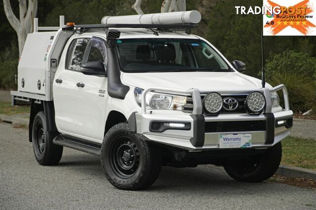 2018 TOYOTA HILUX SR DUAL CAB GUN126R CAB CHASSIS