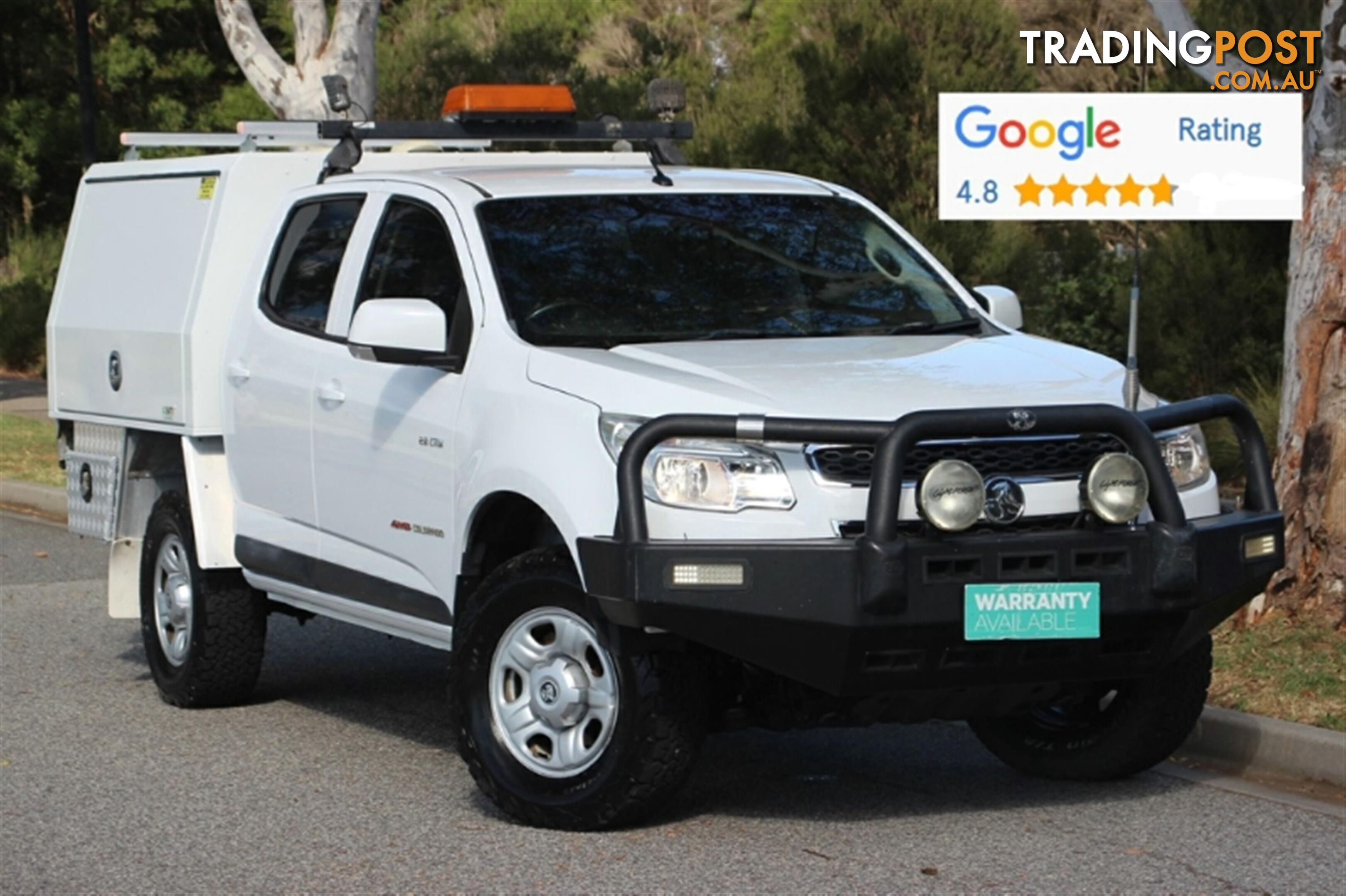 2015 HOLDEN COLORADO LS DUAL CAB RG MY15 CAB CHASSIS