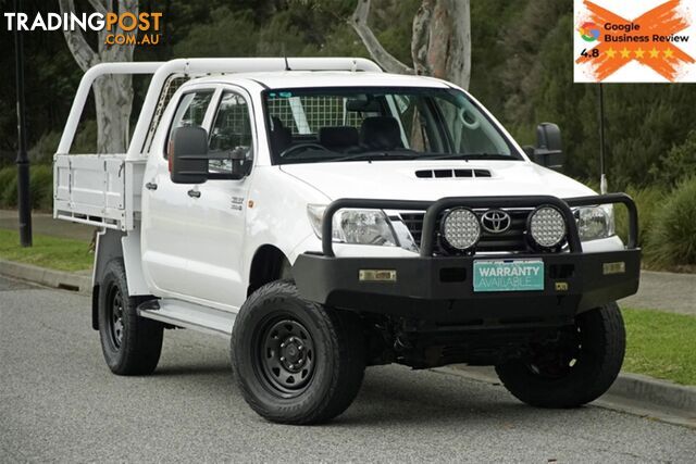 2012 TOYOTA HILUX SR DUAL CAB KUN26R MY12 CAB CHASSIS