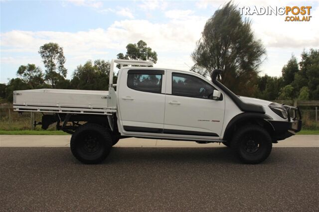 2013 HOLDEN COLORADO LX DUAL CAB RG MY13 CAB CHASSIS