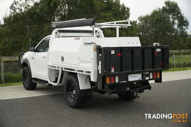 2017 TOYOTA HILUX SR SINGLE CAB GUN126R CAB CHASSIS