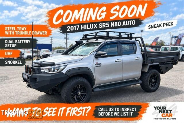 2017 TOYOTA HILUX SR5 DUAL CAB GUN126R