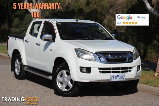 2012 ISUZU D-MAX LS HIGH RIDE DUAL CA MY12 UTILITY