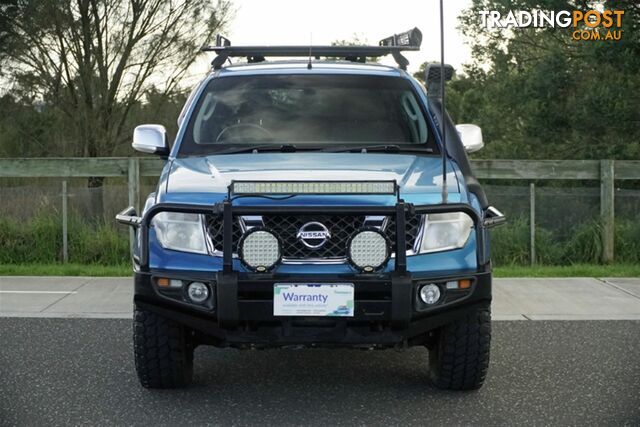 2008 NISSAN NAVARA ST-X DUAL CAB D40 UTILITY