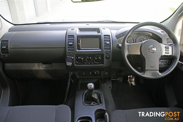 2008 NISSAN NAVARA ST-X DUAL CAB D40 UTILITY