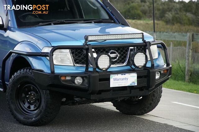 2008 NISSAN NAVARA ST-X DUAL CAB D40 UTILITY