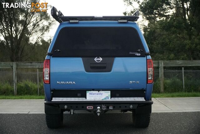 2008 NISSAN NAVARA ST-X DUAL CAB D40 UTILITY