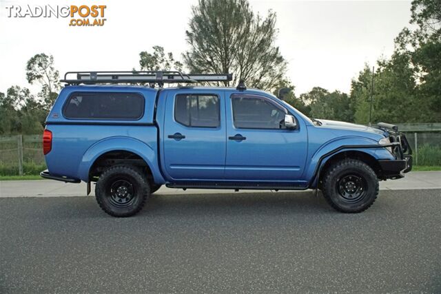 2008 NISSAN NAVARA ST-X DUAL CAB D40 UTILITY