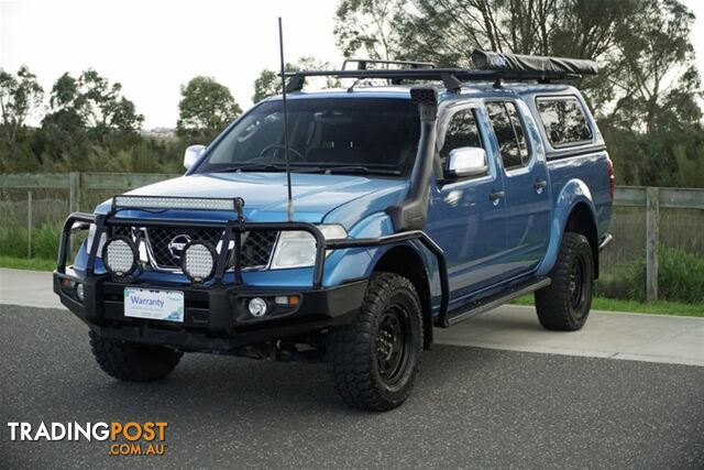 2008 NISSAN NAVARA ST-X DUAL CAB D40 UTILITY