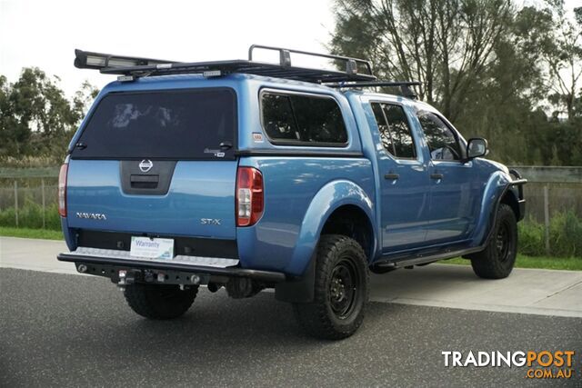 2008 NISSAN NAVARA ST-X DUAL CAB D40 UTILITY