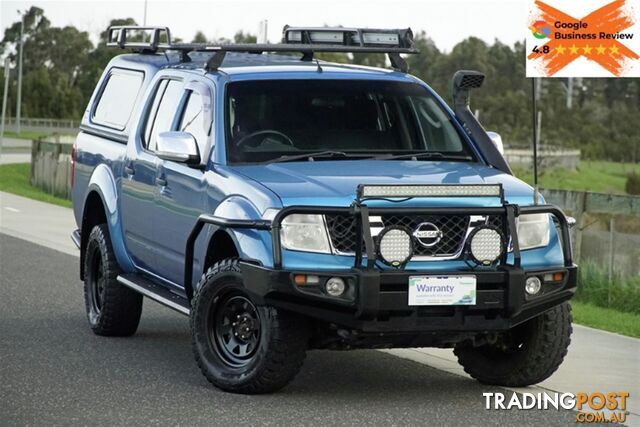 2008 NISSAN NAVARA ST-X DUAL CAB D40 UTILITY