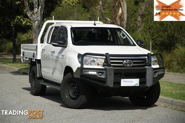 2016 TOYOTA HILUX SR DUAL CAB GUN126R CAB CHASSIS