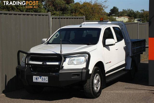 2016 HOLDEN COLORADO LS DUAL CAB RG MY17 CAB CHASSIS