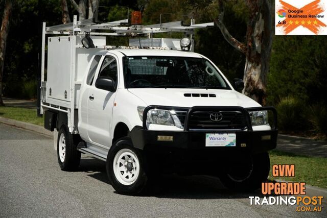 2011 TOYOTA HILUX SR EXTENDED CAB KUN26R MY10 CAB CHASSIS