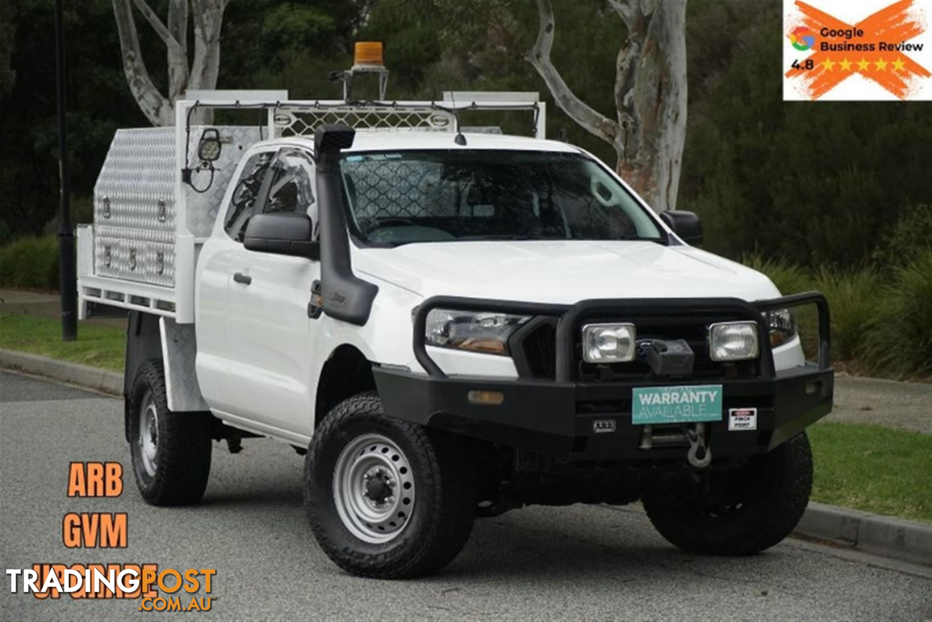 2016 FORD RANGER XL EXTENDED CAB PX MKII CAB CHASSIS