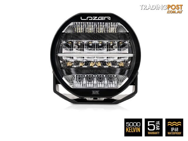 LAZER LAMPS Sentinel 9'' Elite with Position Light (Black)